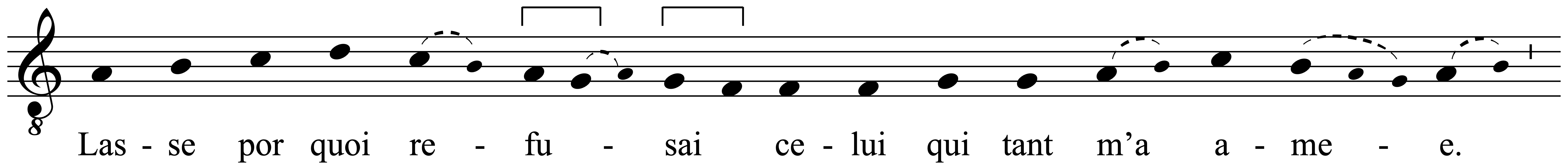 Work musical notation